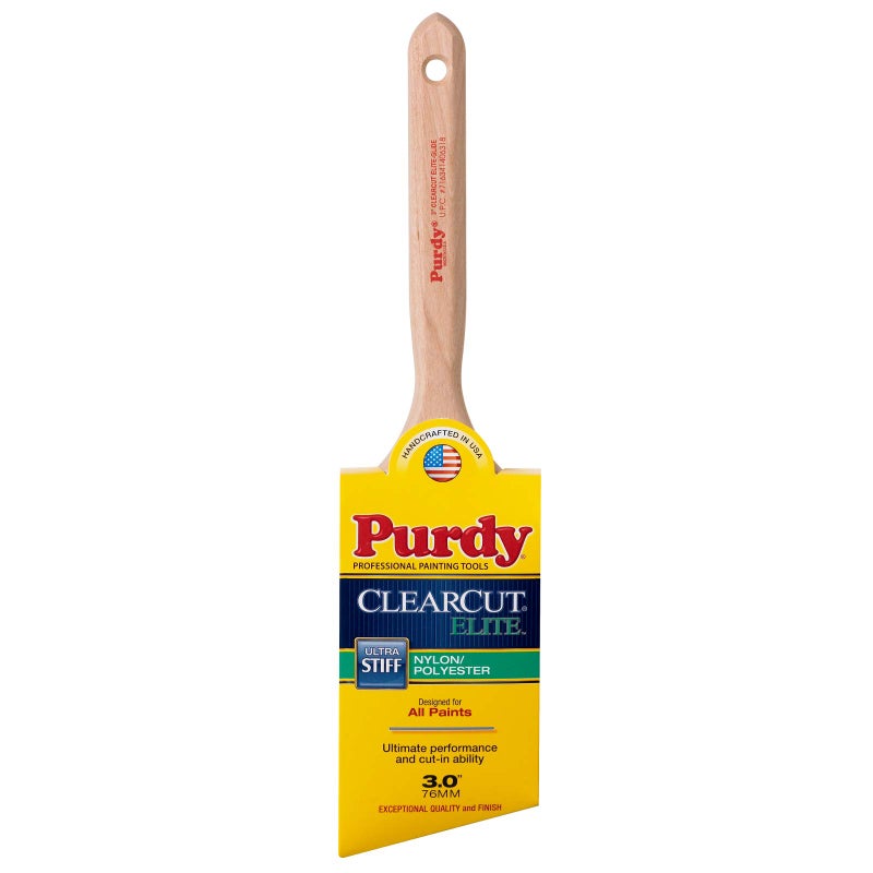 Purdy 144152830 Clearcut Elite Glide Trim Brush, One Size, Multi - Image 1